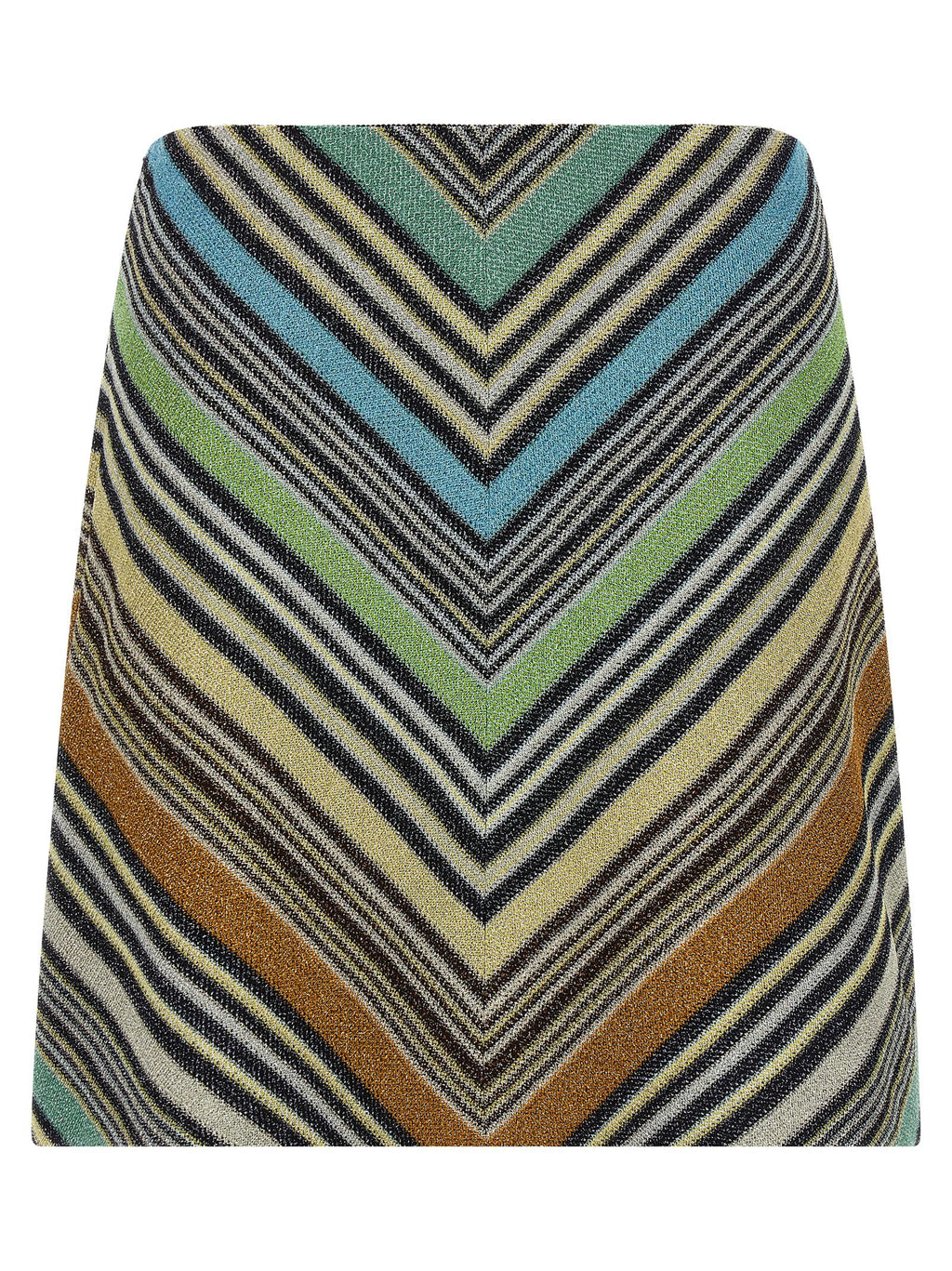 Multicolor Viscose Long Skirt