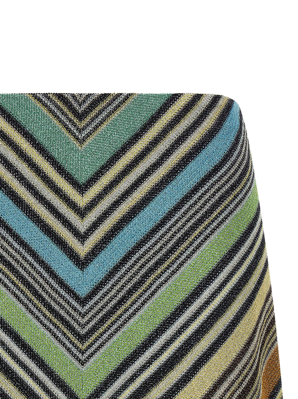 Multicolor Viscose Long Skirt