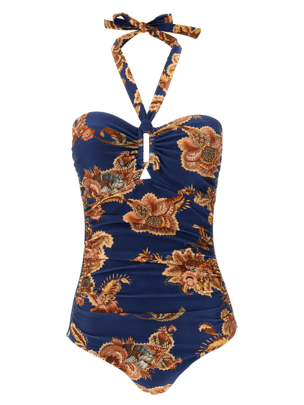 Multicolor Polyamide One-Piece Swimsuit
