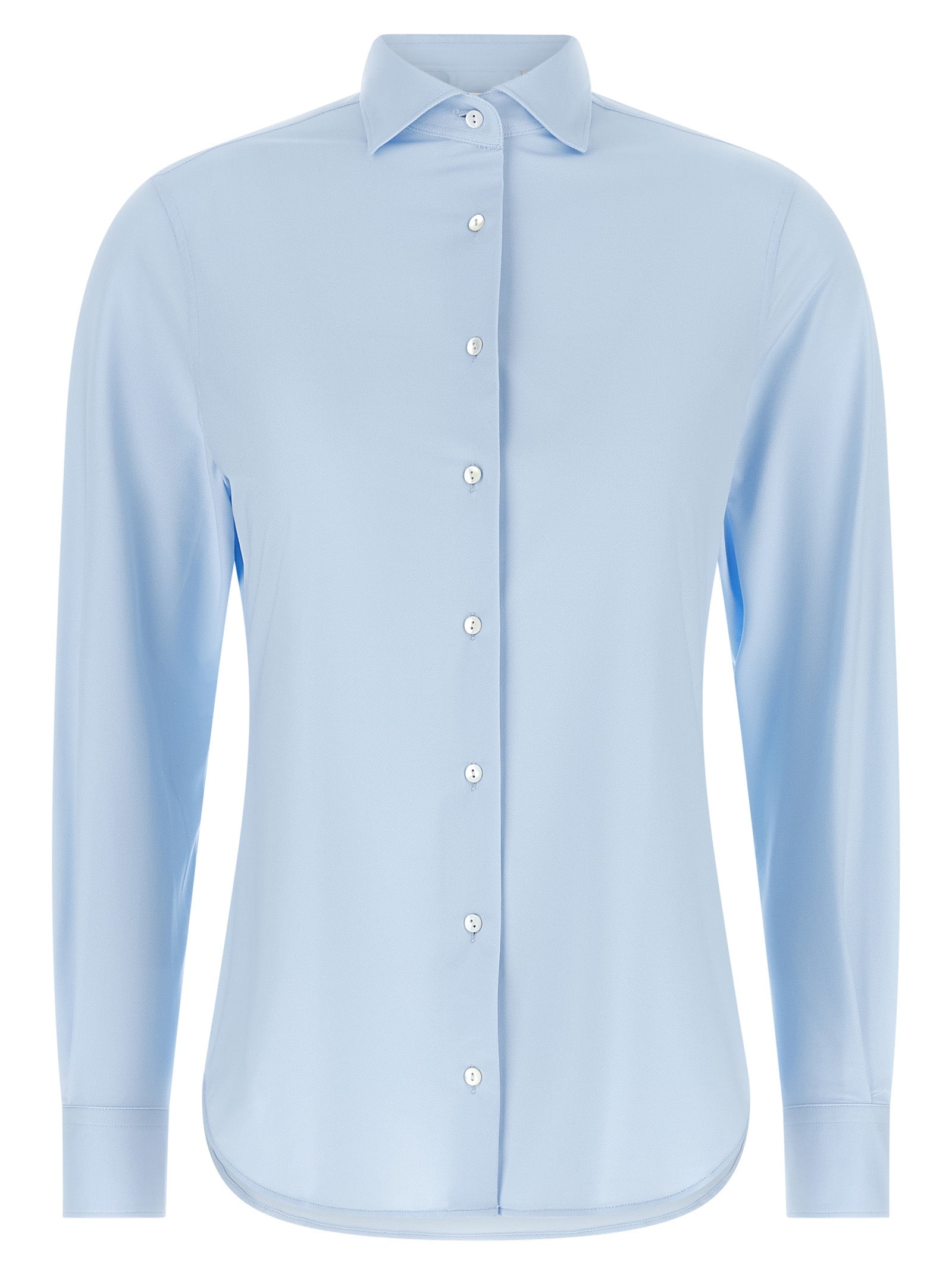 Blue Polyamide Blouse
