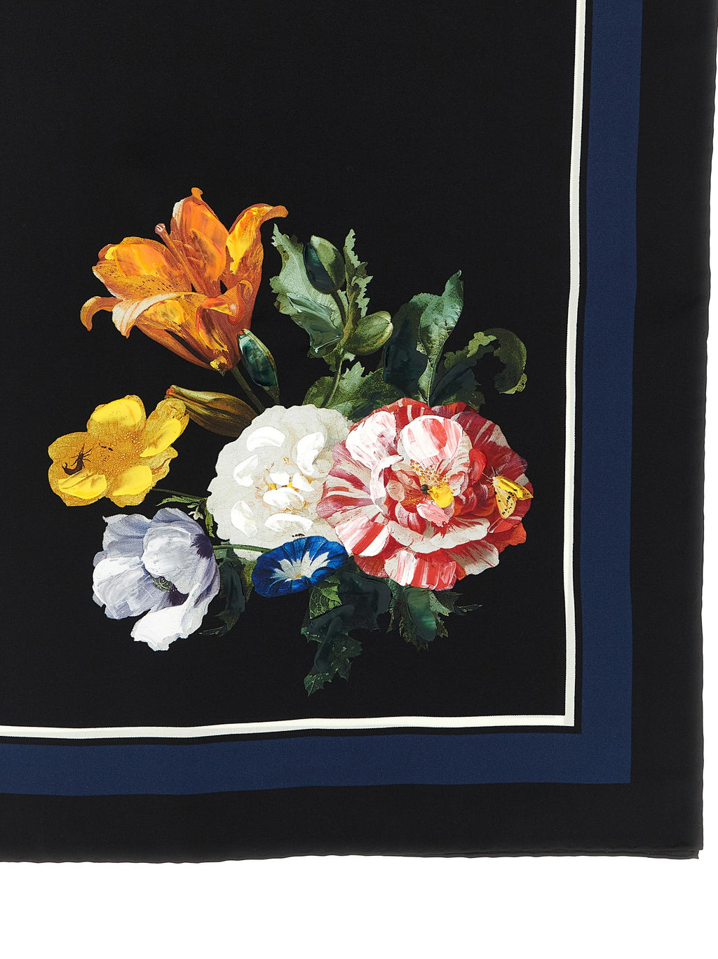 Black Silk Scarf