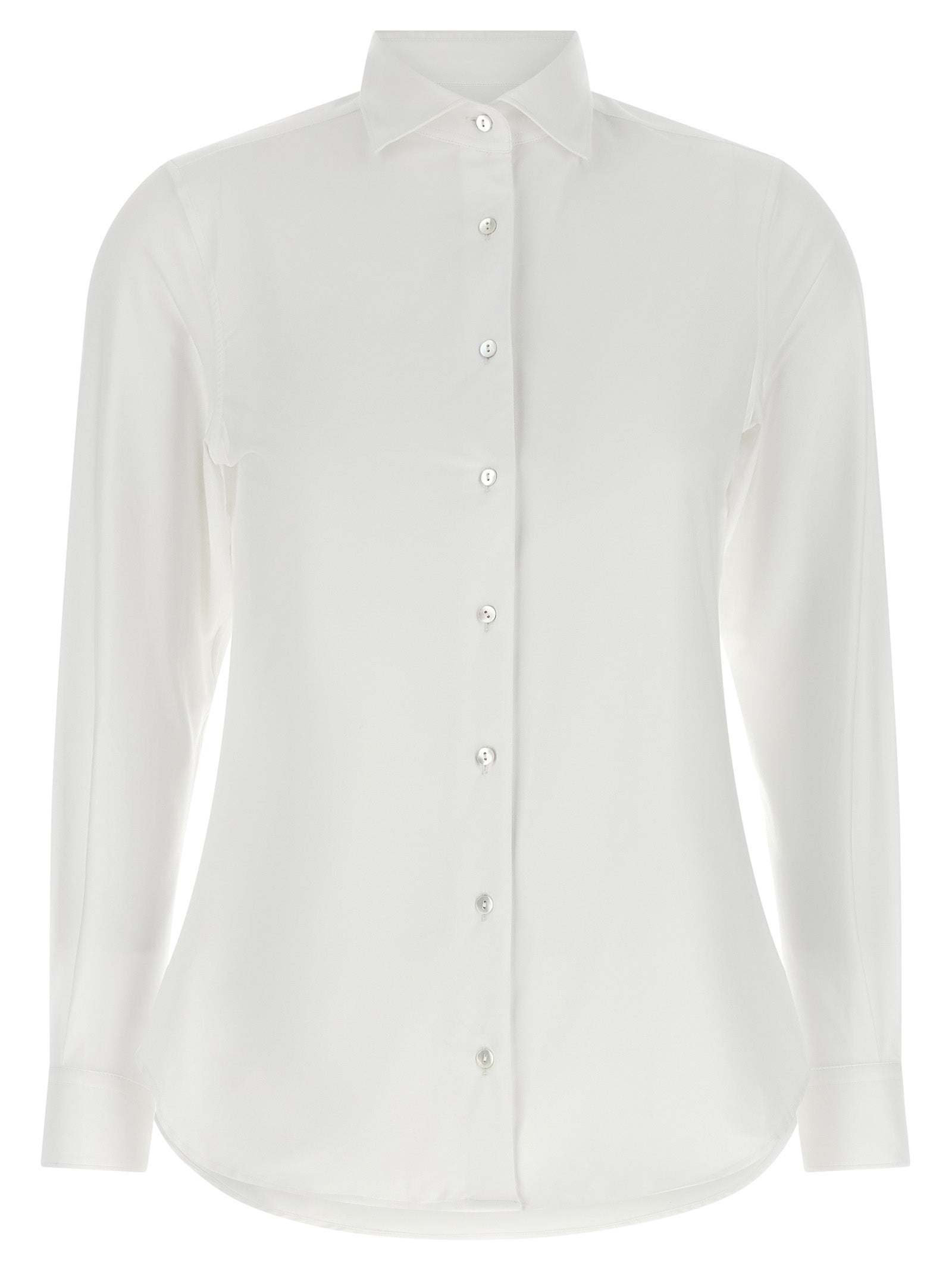White Polyamide Blouse