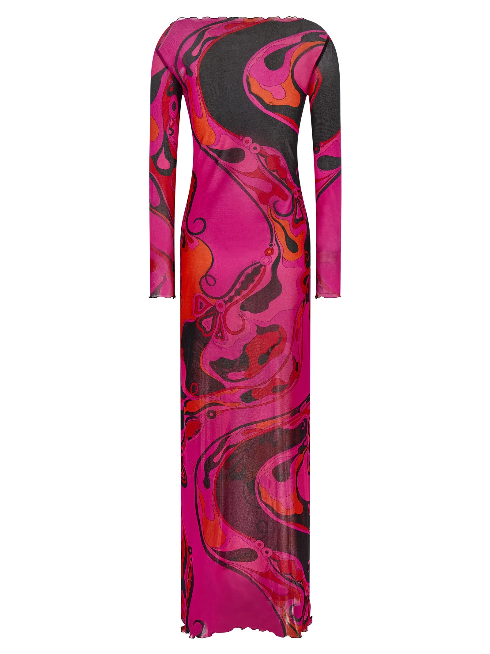 Emilio Pucci Fuchsia Polyamide Long Dress