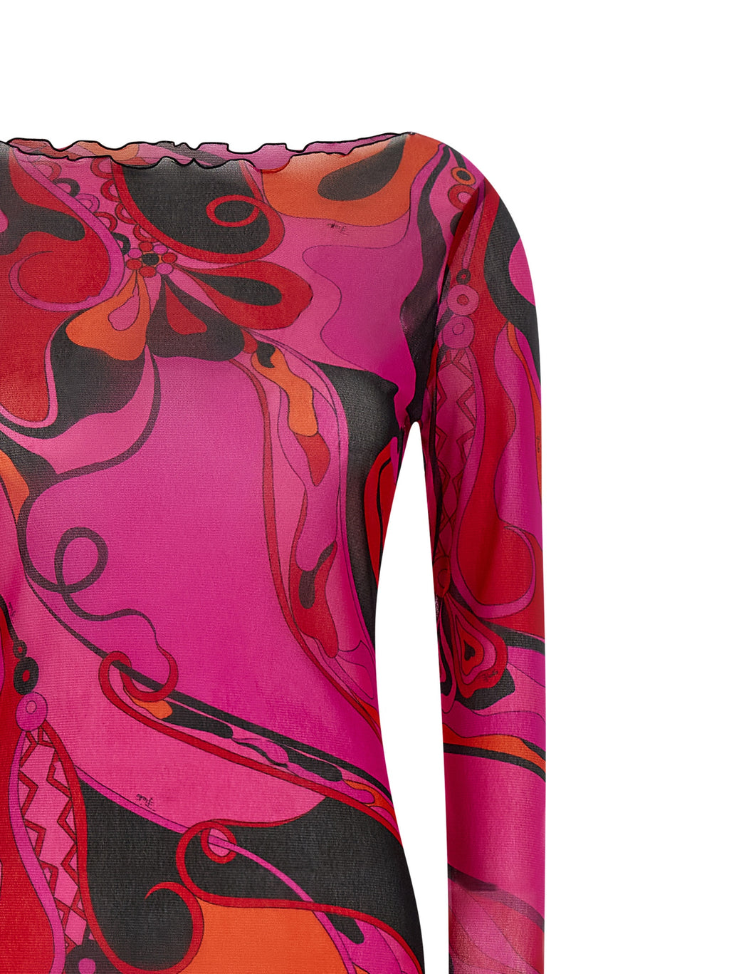 Emilio Pucci Fuchsia Polyamide Long Dress
