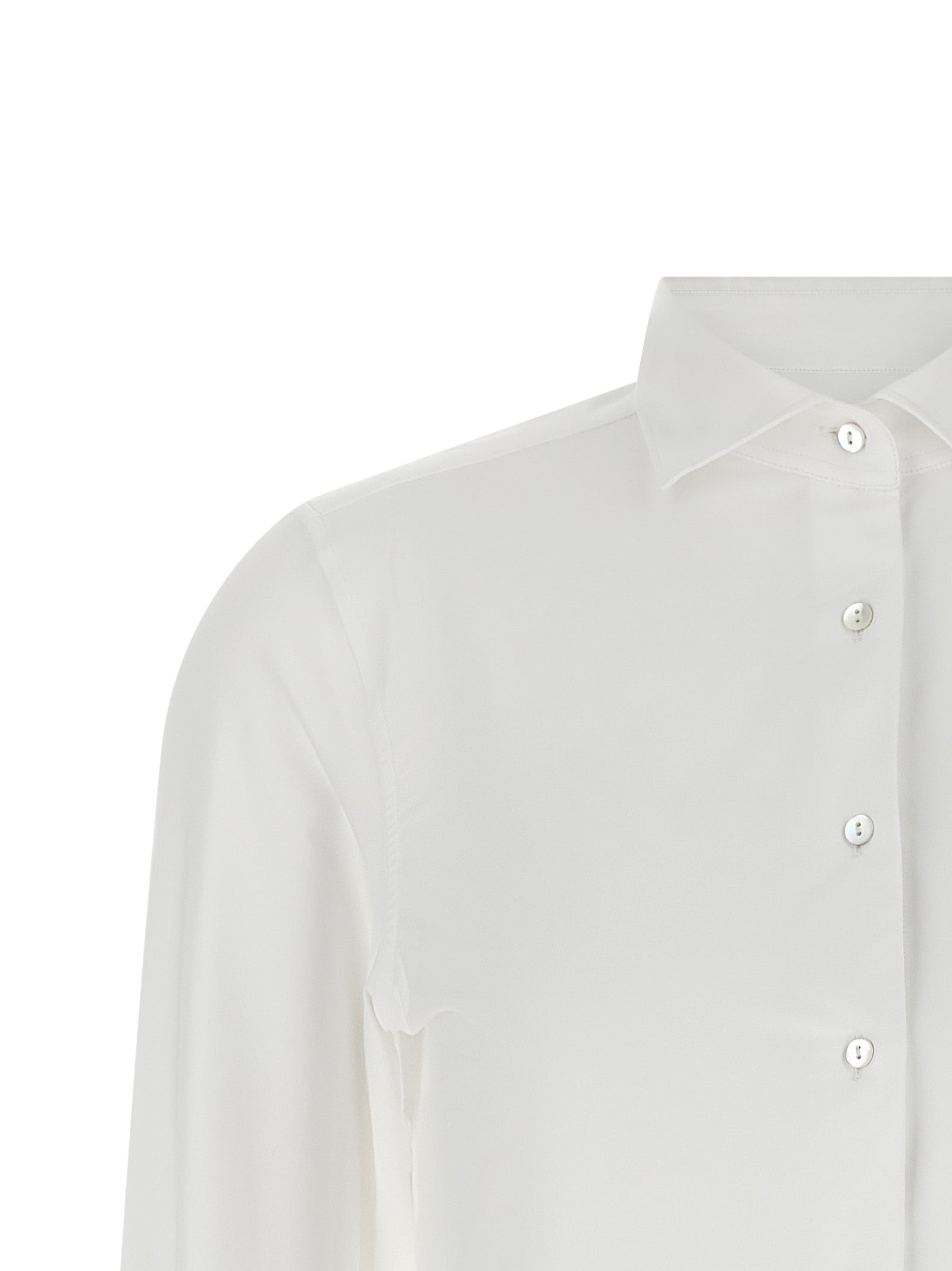 White Polyamide Blouse