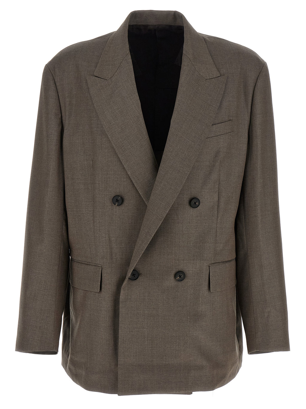 Gray Wool Blazer