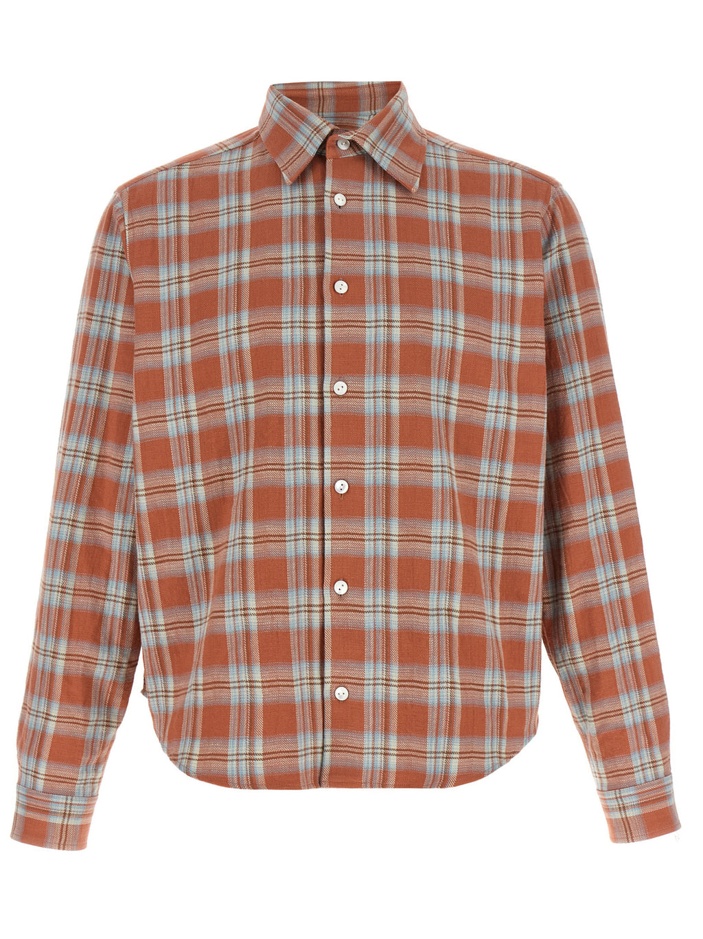Orange Cotton Blouse