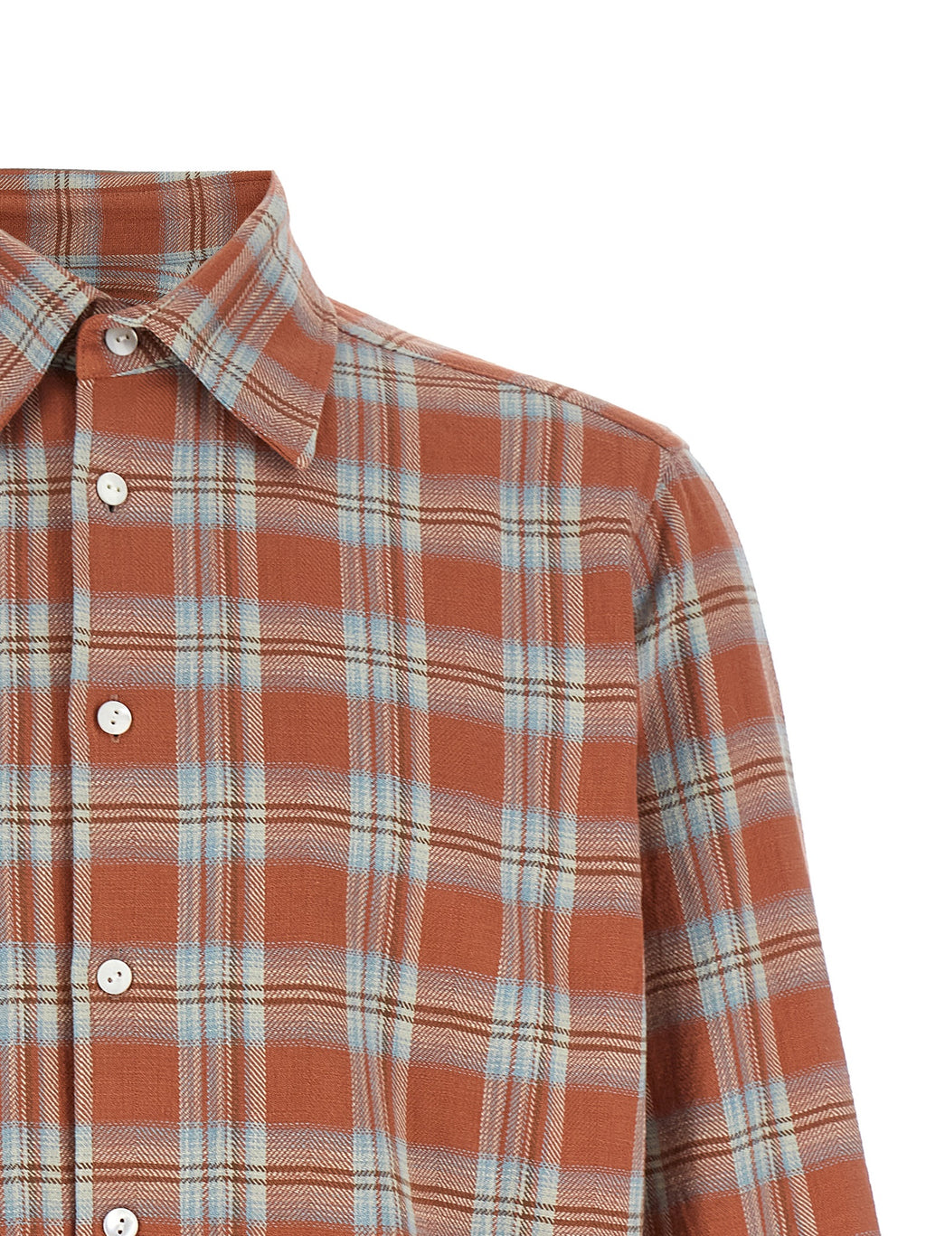 Orange Cotton Blouse