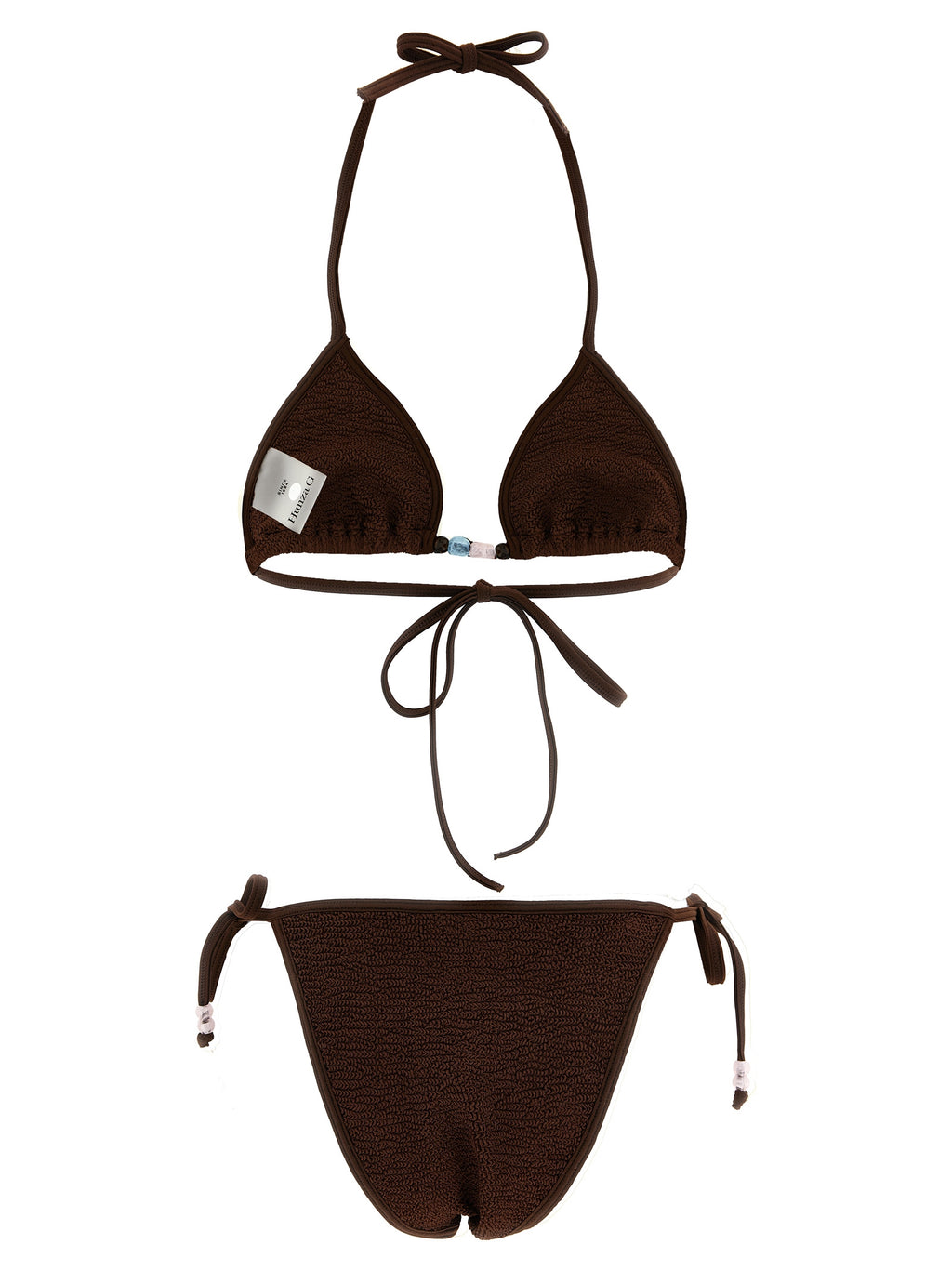 Brown Polyamide Bikini