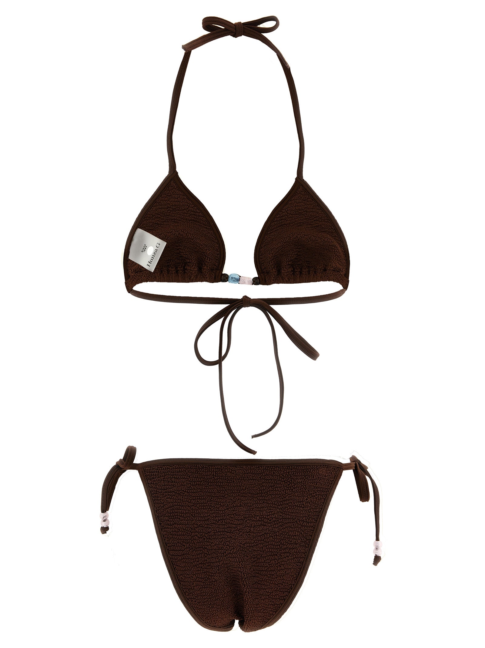 Brown Polyamide Bikini