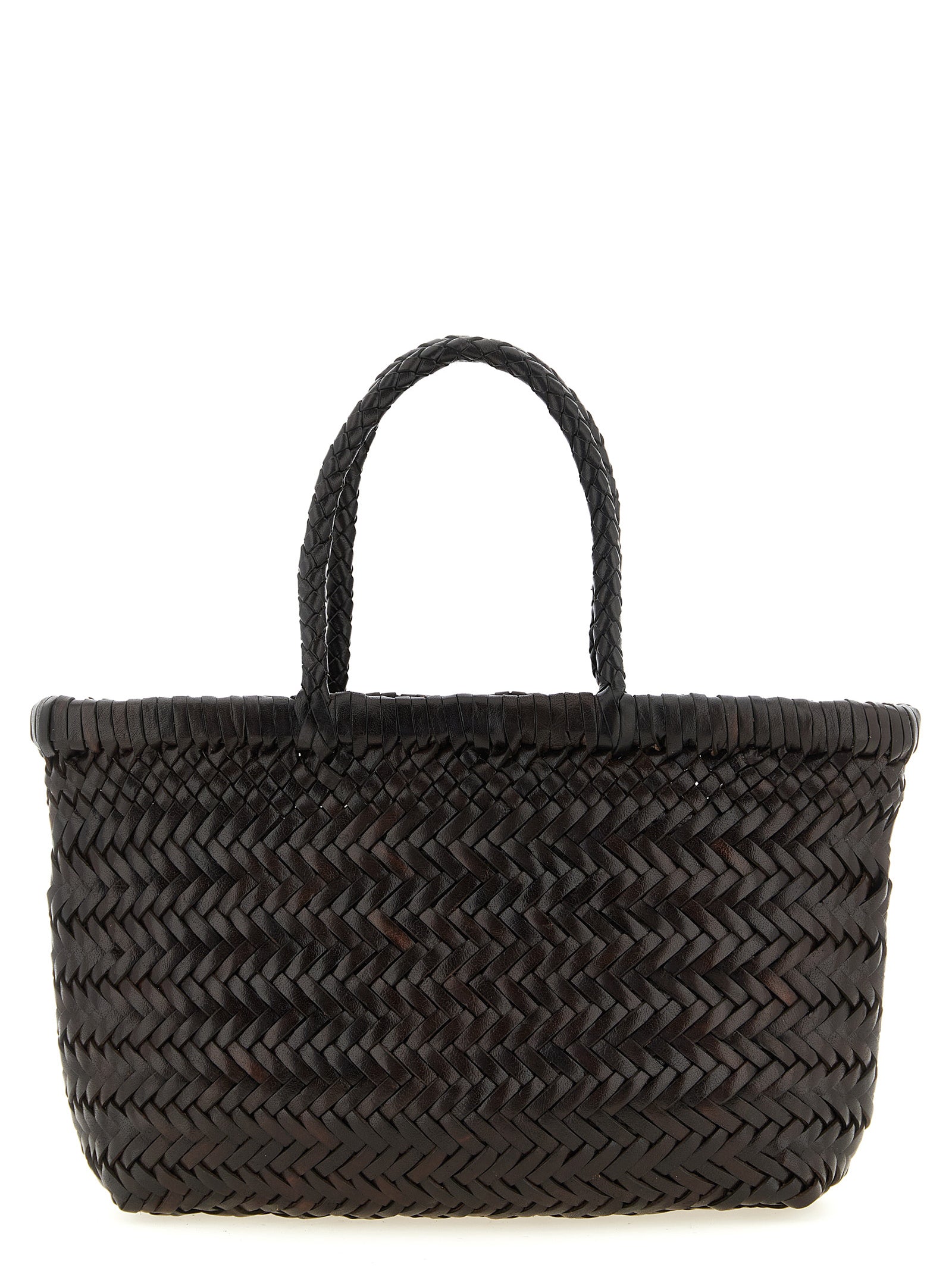 Dragon Diffusion Brown Calfskin Handbag