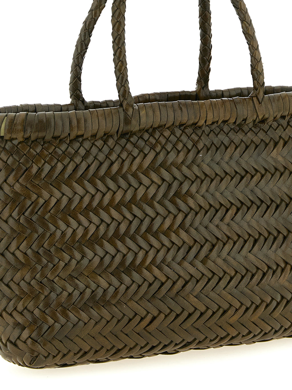 Bicolor Calfskin Handbag