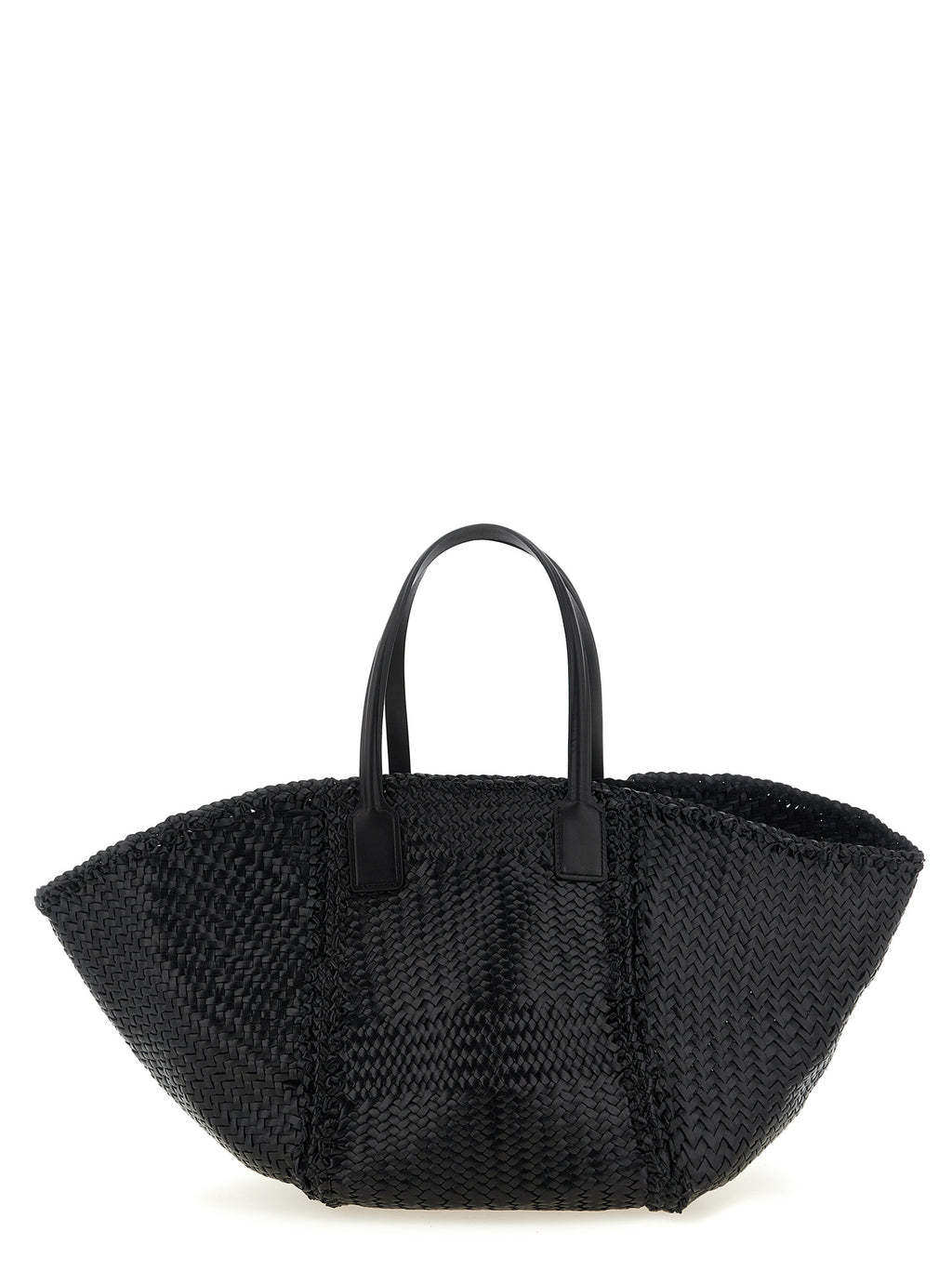 Black Calfskin Tote Bag
