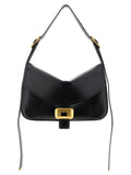 Black Lamb Leather Shoulder Bag