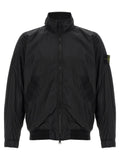 Black Polyamide Full-Length Jacket