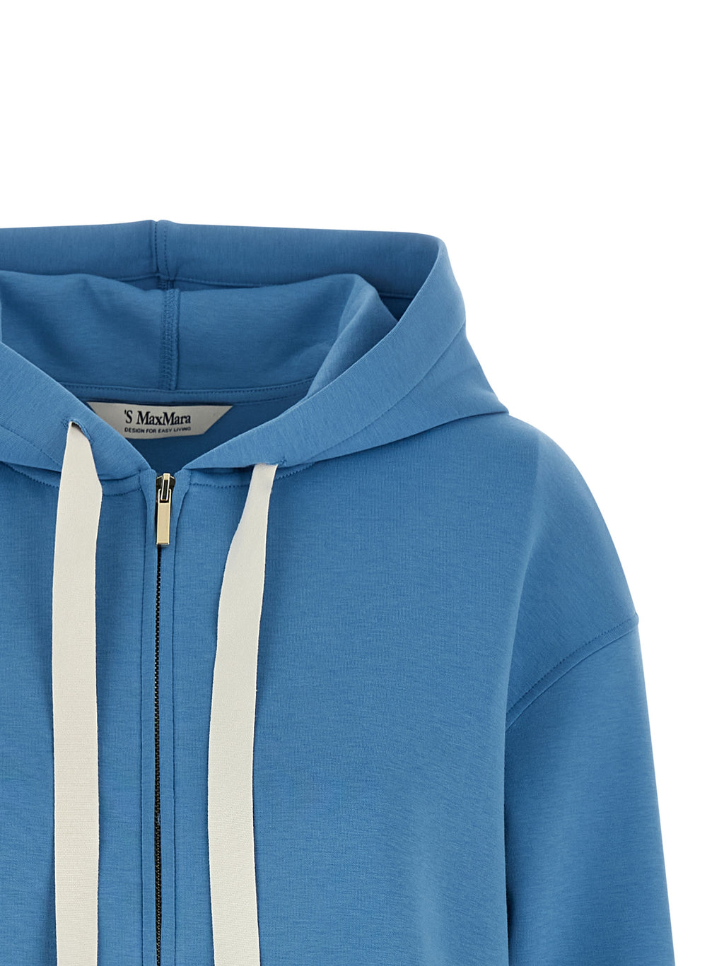 Blue Cotton Hoodie