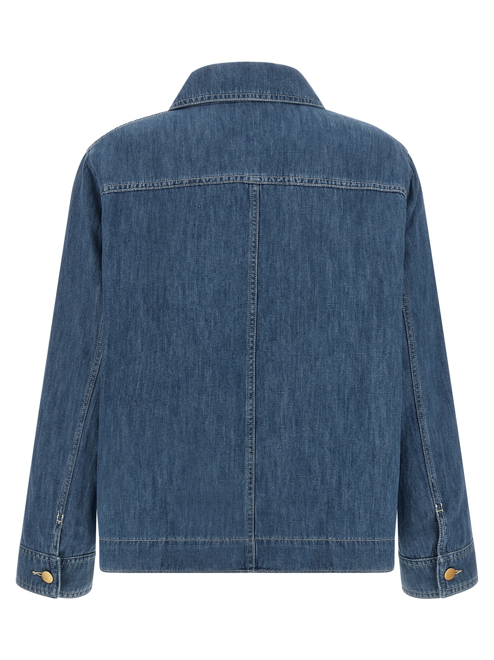 Blue Cotton Denim Jacket