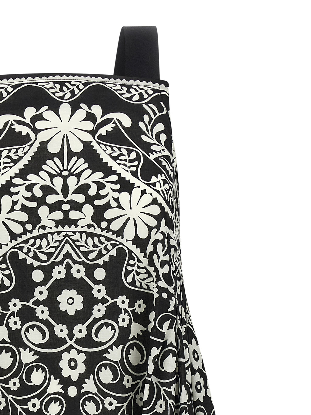 Bicolor Cotton Long Dress