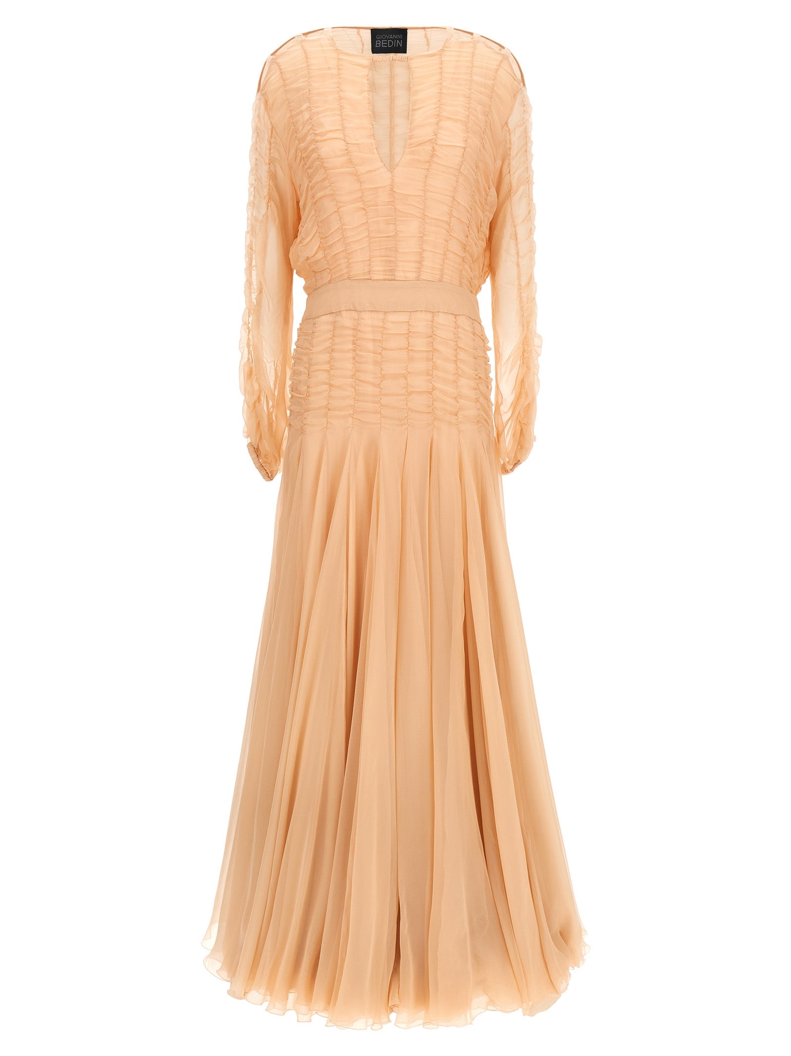 Multicolor Cotton Long Dress