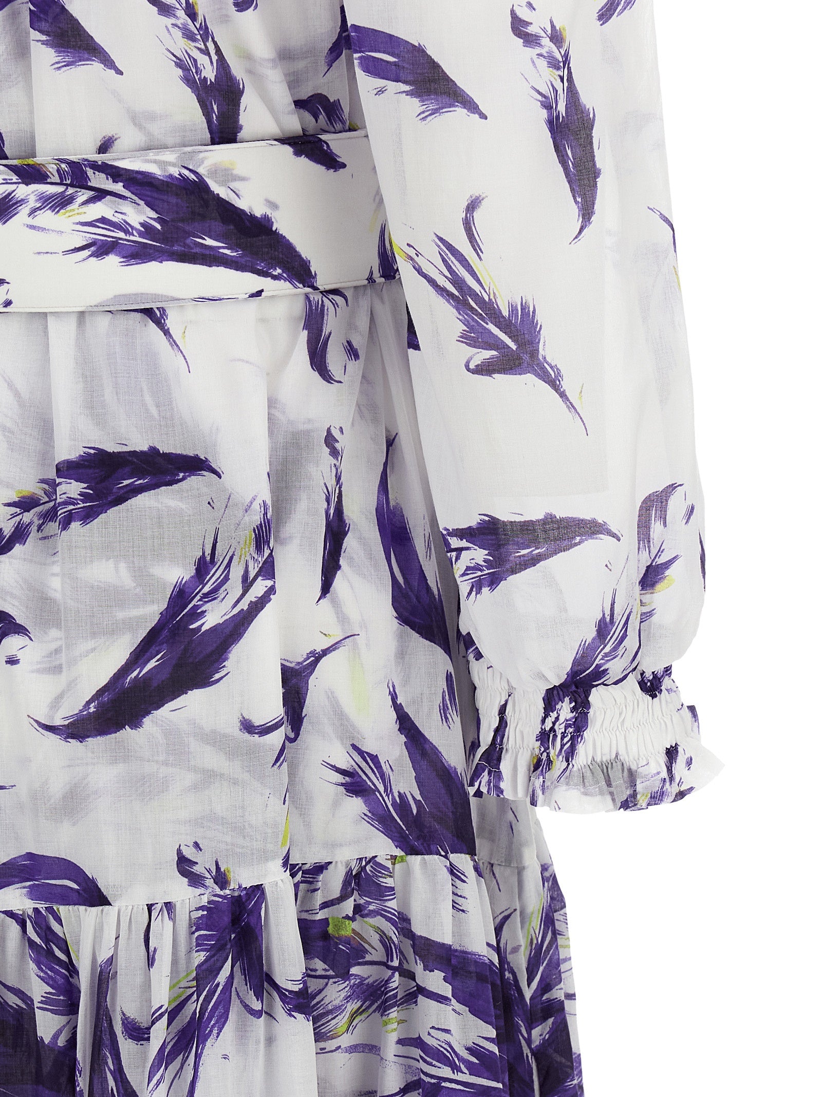 Purple Cotton Long Dress
