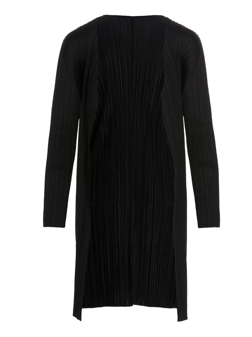 Black Polyester Cardigan