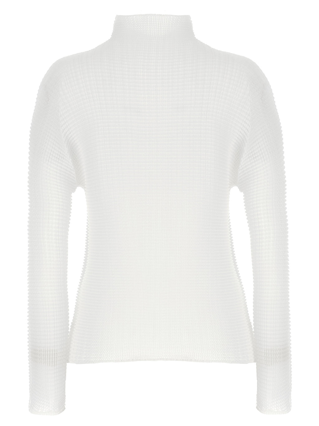 White Polyester Cardigan