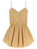 Bicolor Cotton Rompers