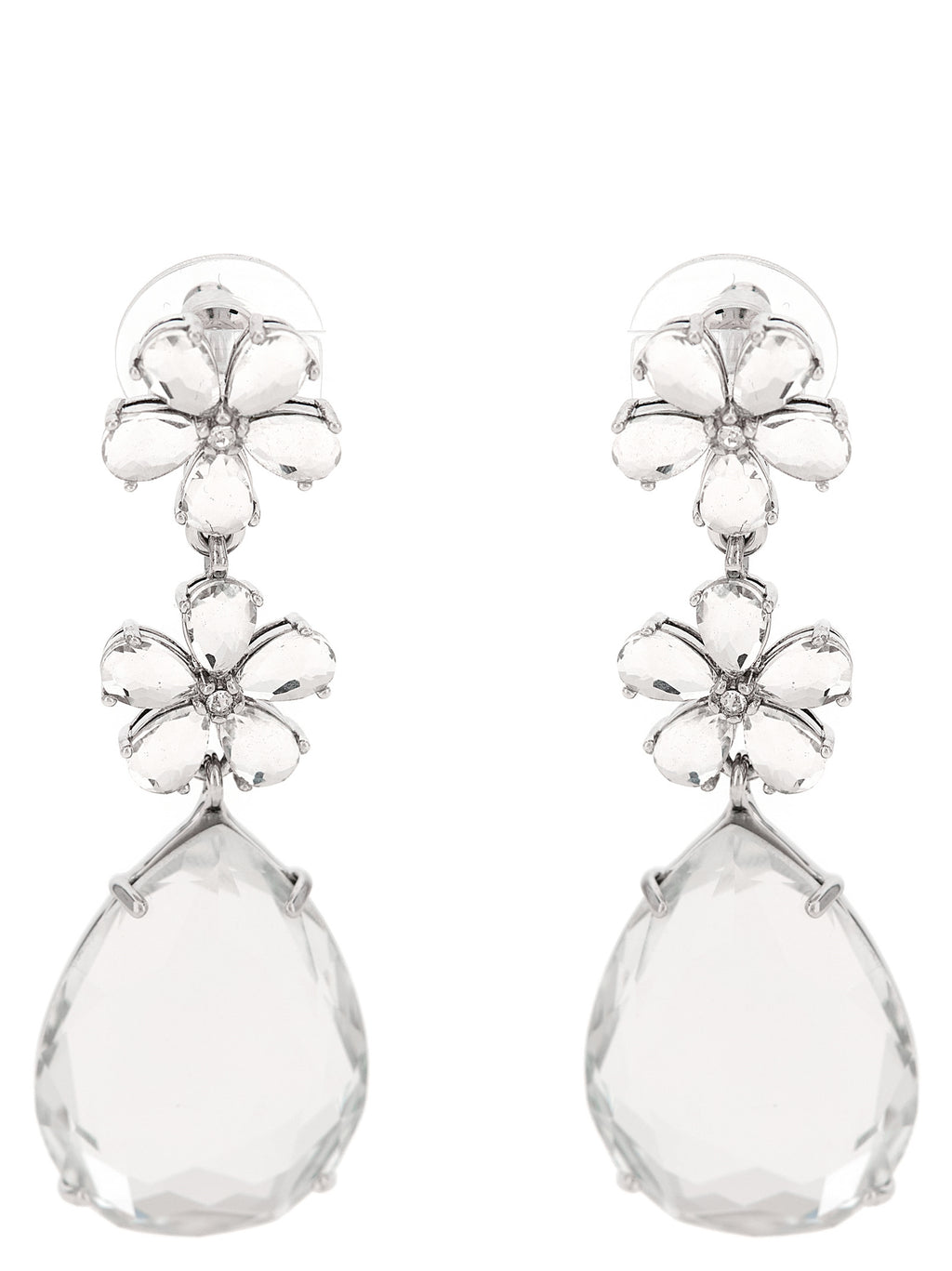 Silver Brass Earrings