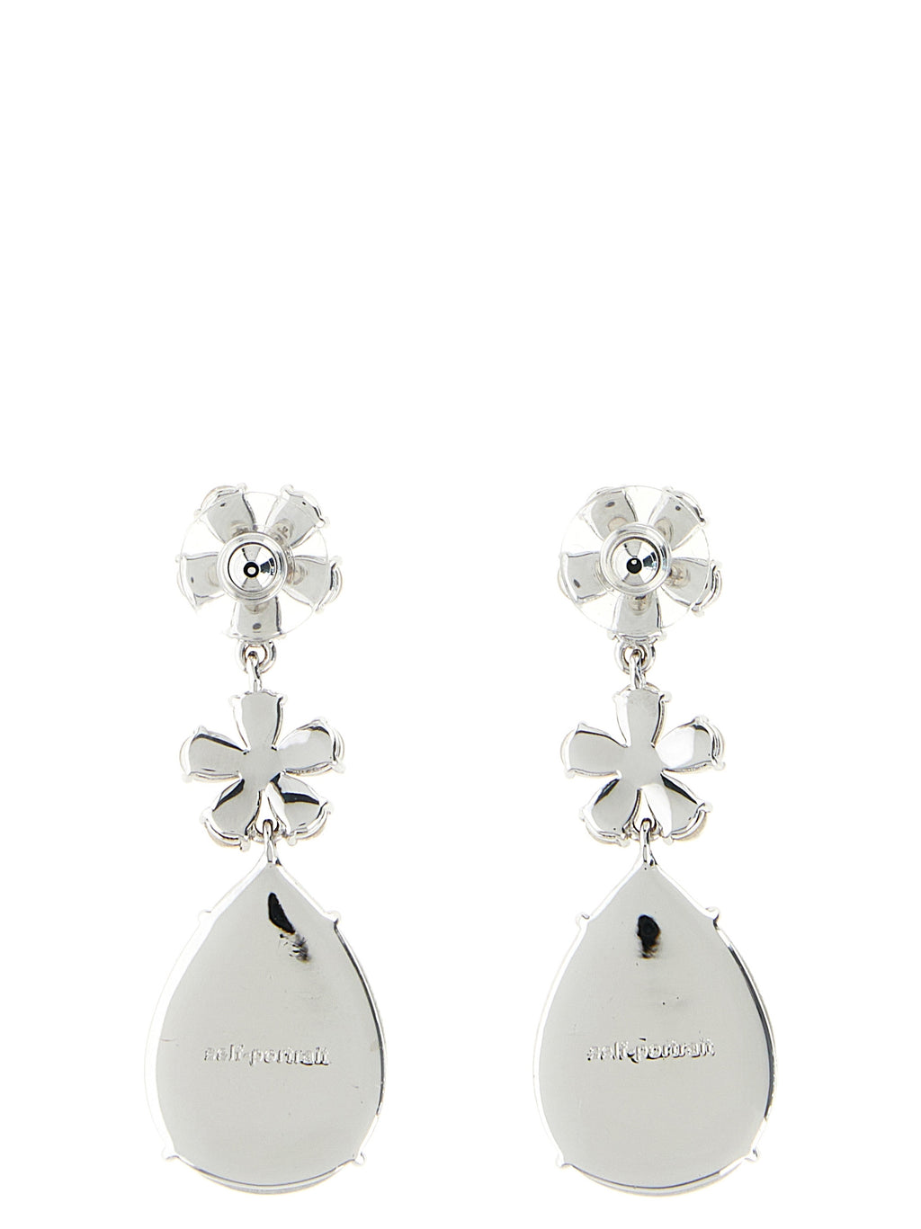 Silver Brass Earrings