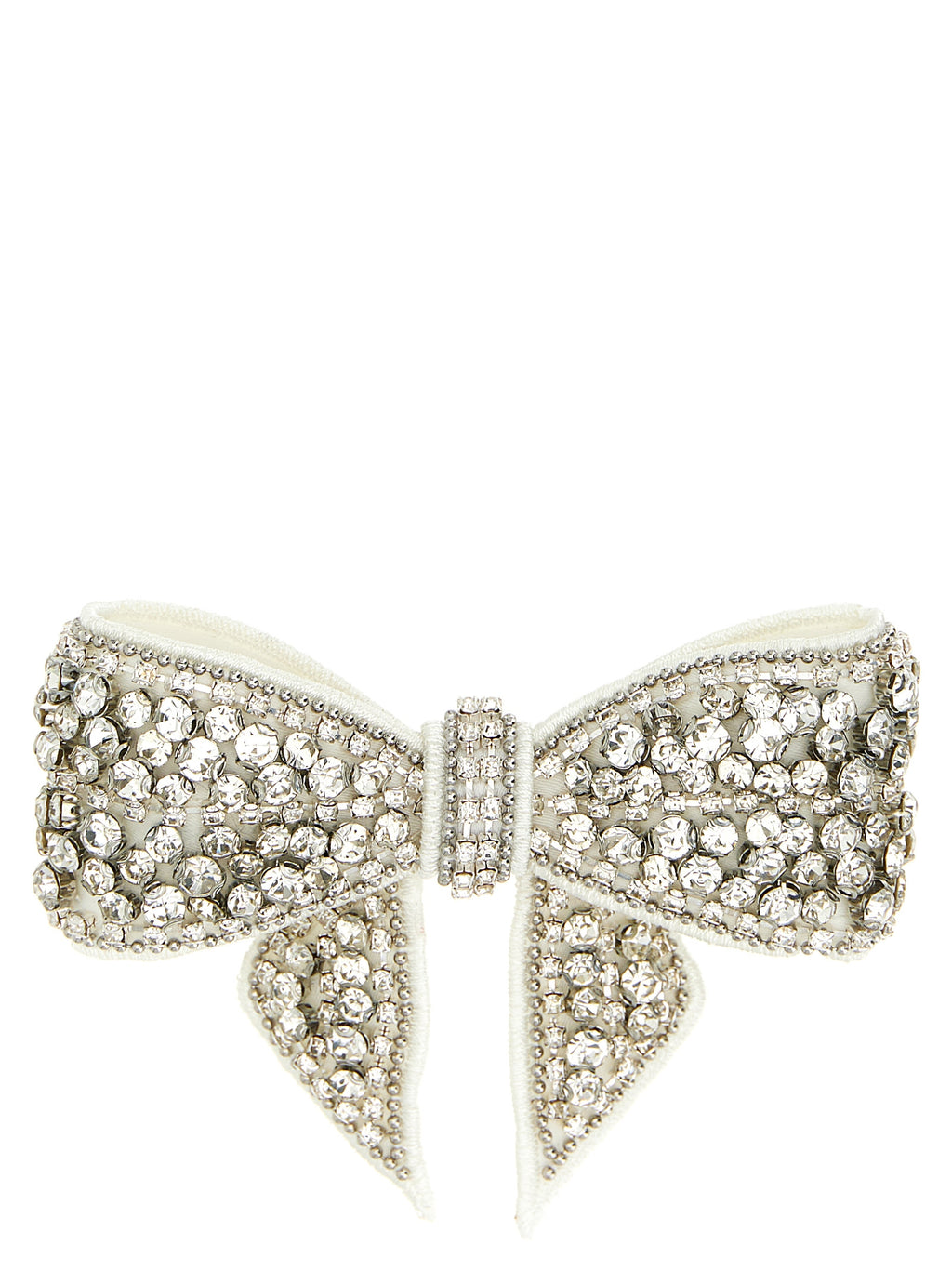 White Polyester Hair Clip