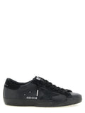 Black Cowhide Low Top Sneakers