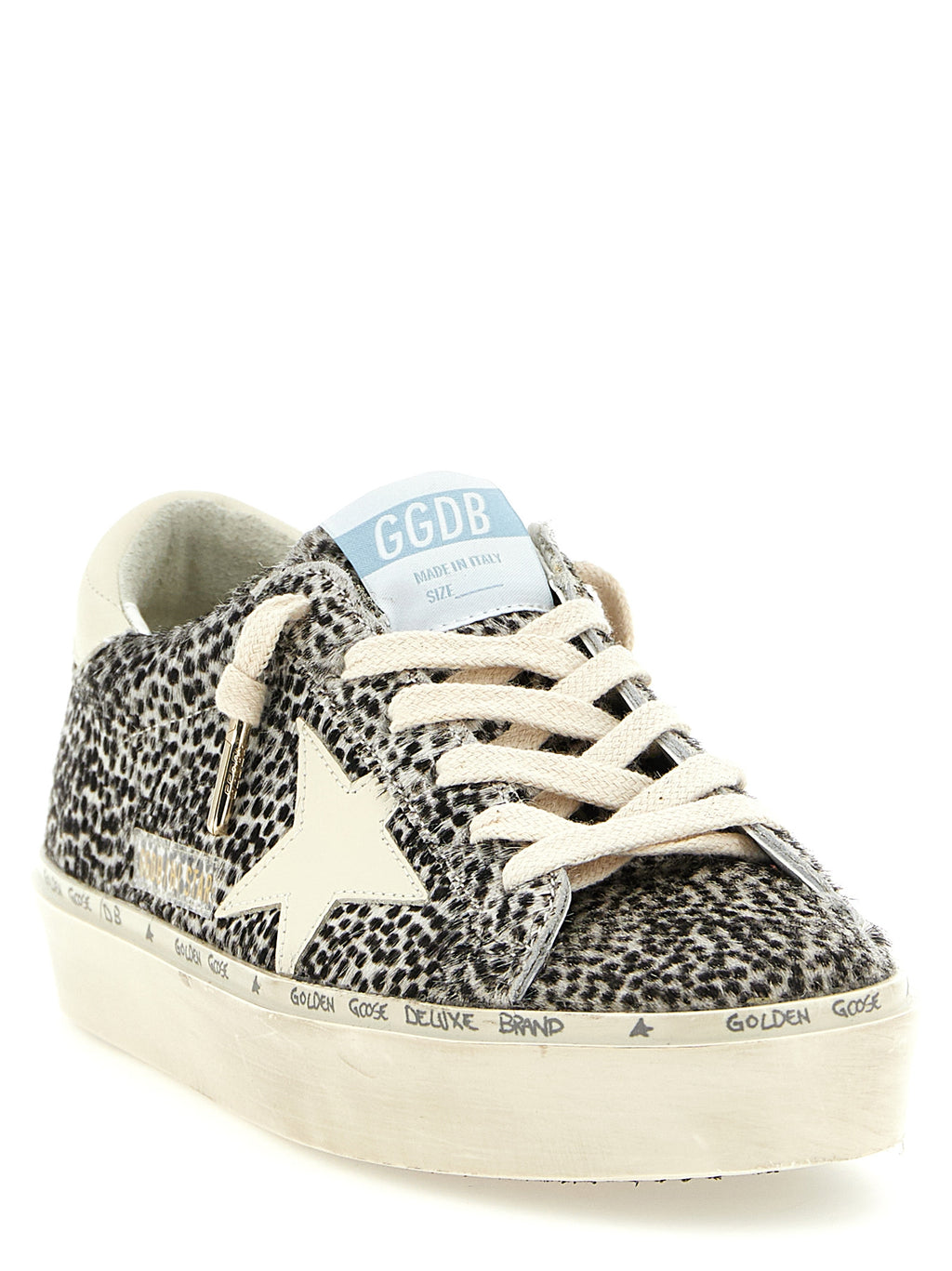 Bicolor Cowhide Sneakers