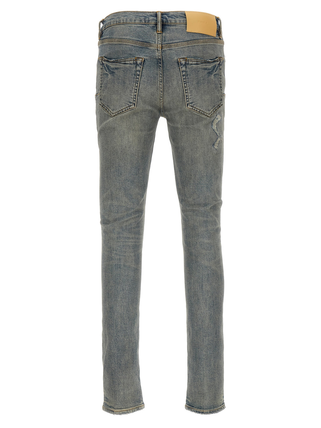 Blue Cotton Slim Fit Jeans