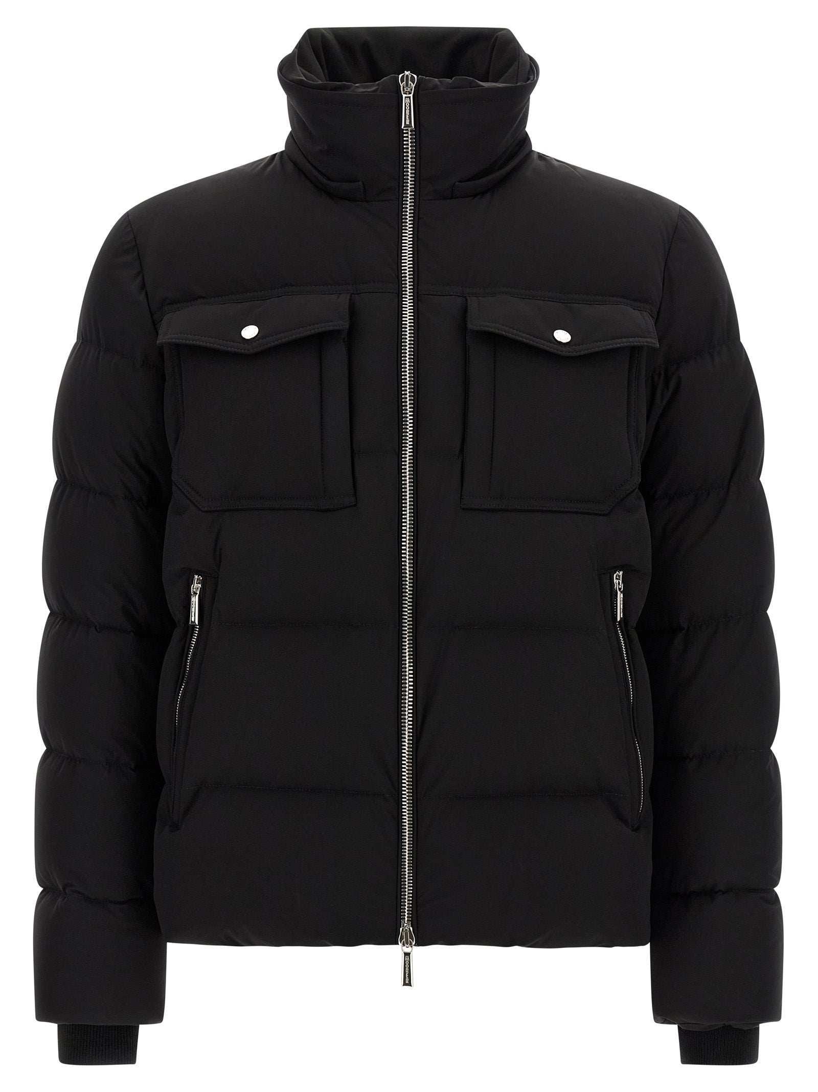 Black Wool Bomber