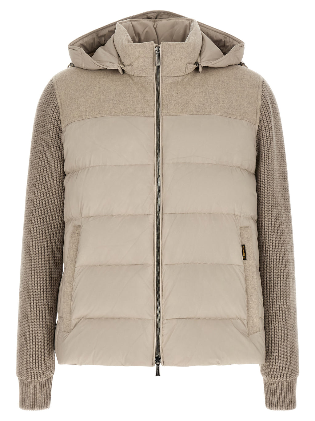 Beige Wool Full-Length Jacket