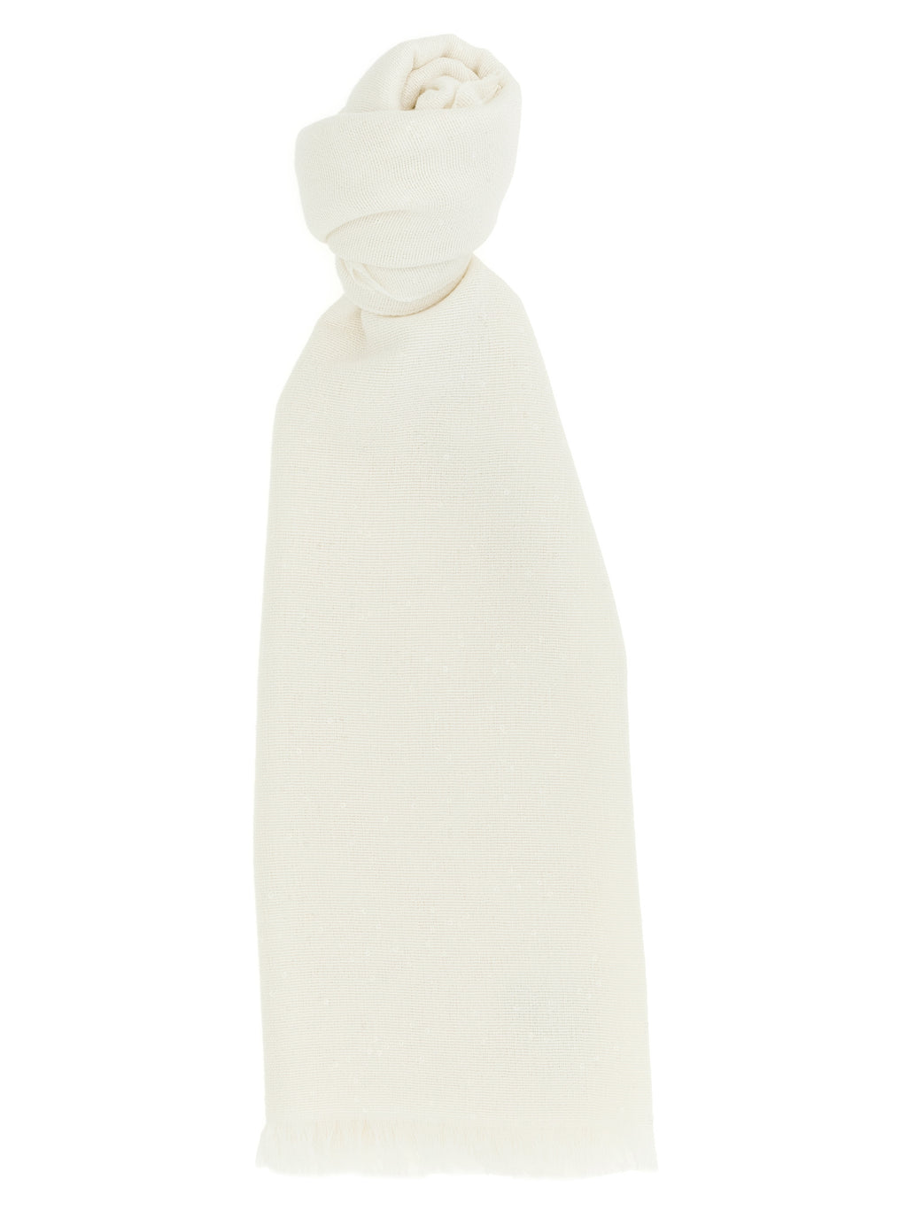 White Cashmere Scarf