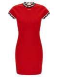Multicolor Cotton Short Dress