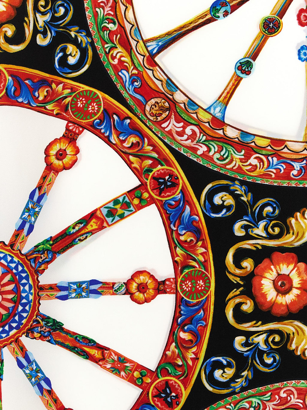 Multicolor Silk Scarf
