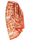 Dolce & Gabbana Orange Cotton Long Skirt