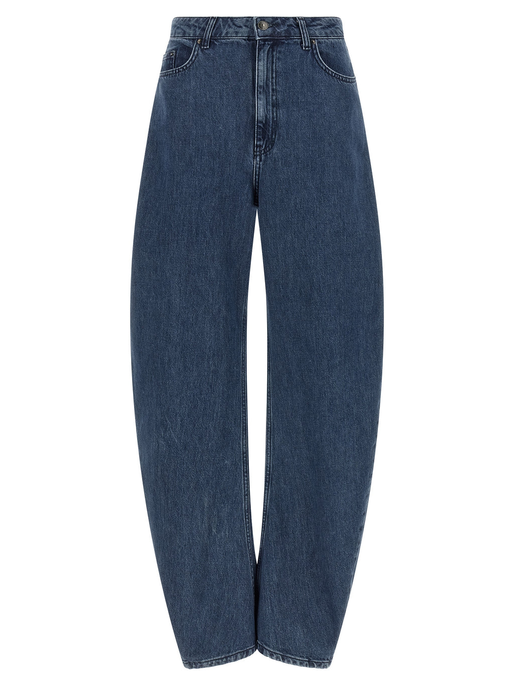 Blue Organic Cotton Relaxed Fit Jeans