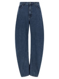 Blue Organic Cotton Relaxed Fit Jeans