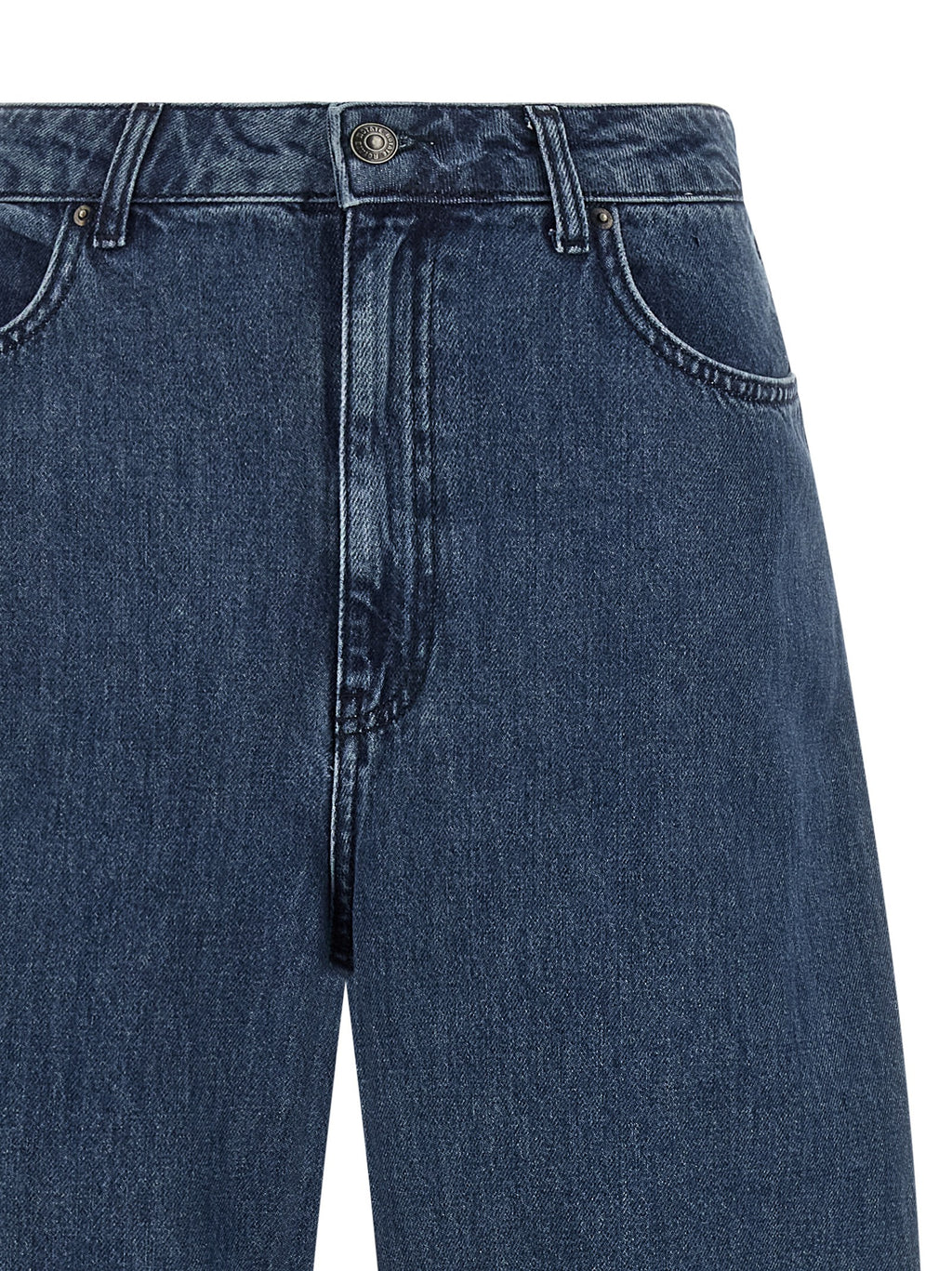 Blue Organic Cotton Relaxed Fit Jeans