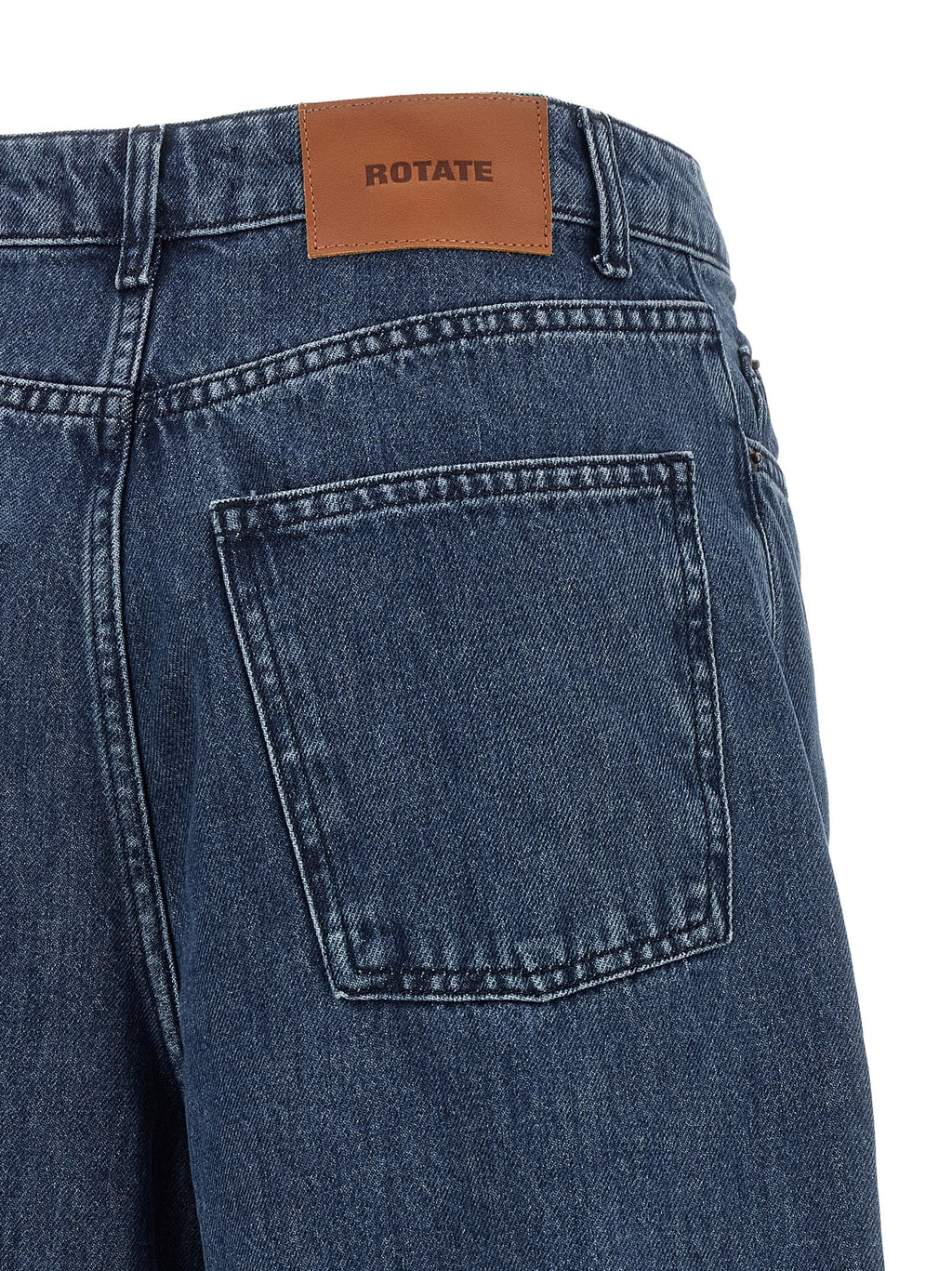 Blue Organic Cotton Relaxed Fit Jeans
