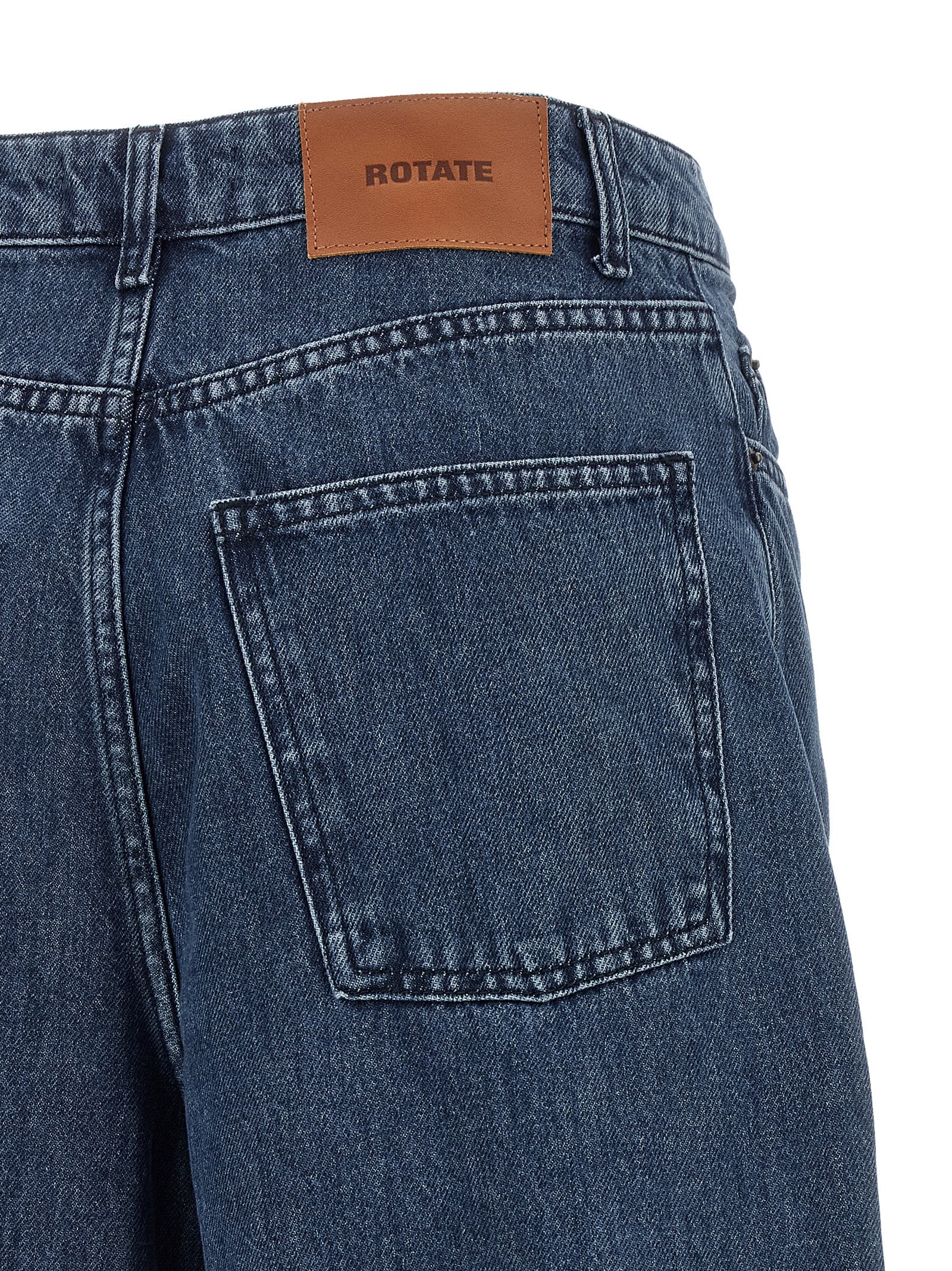 Blue Organic Cotton Relaxed Fit Jeans