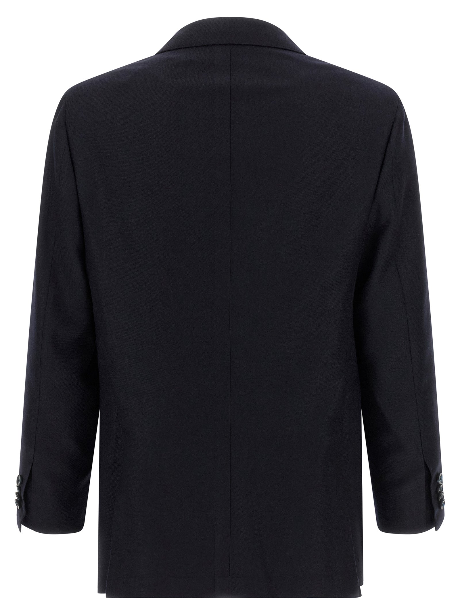 Blue Virgin Wool Two-Piece Suit