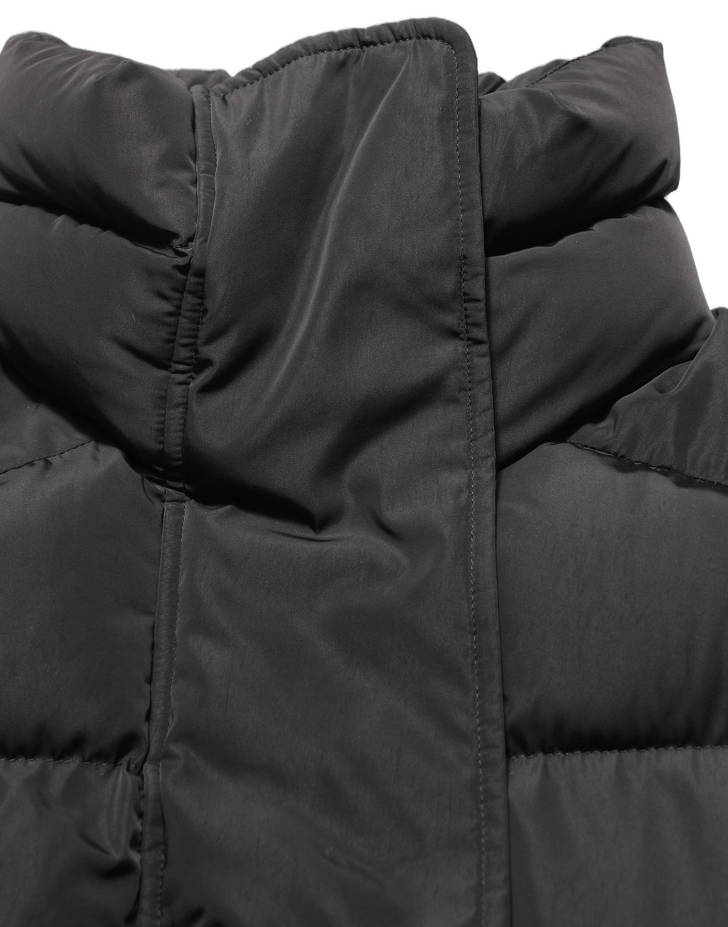 Black Polyester Sleeveless Padded Men Puffer Jacket