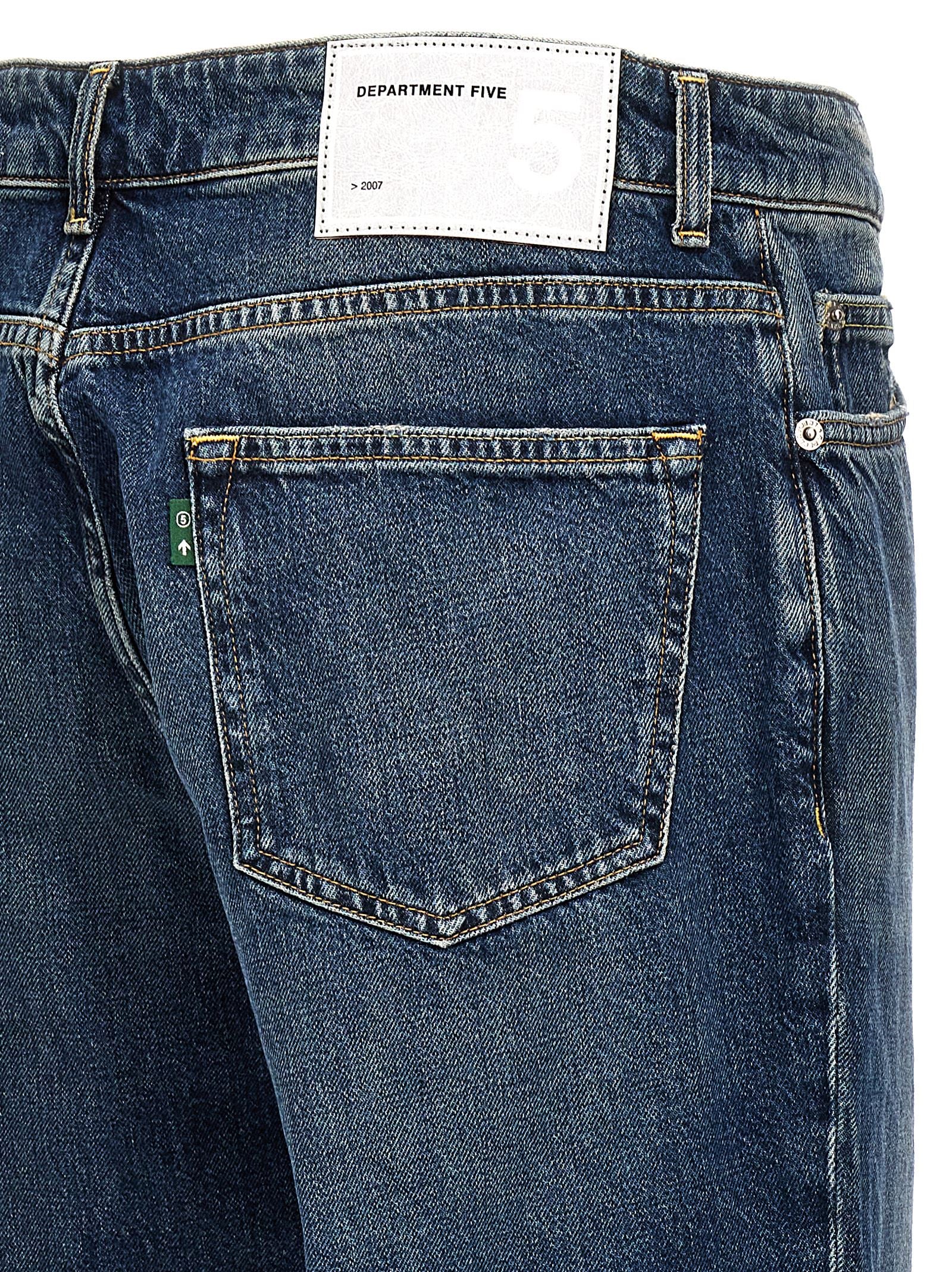 Blue Cotton Jeans Denim