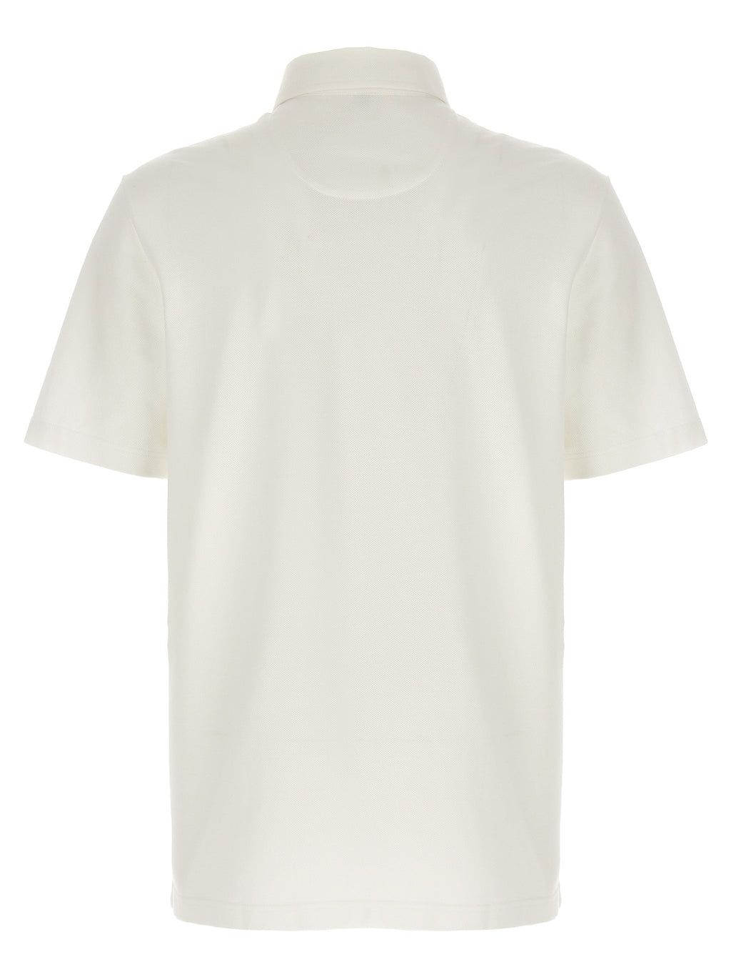 White Cotton Polo Shirt
