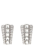 Silver Cotton Earrings