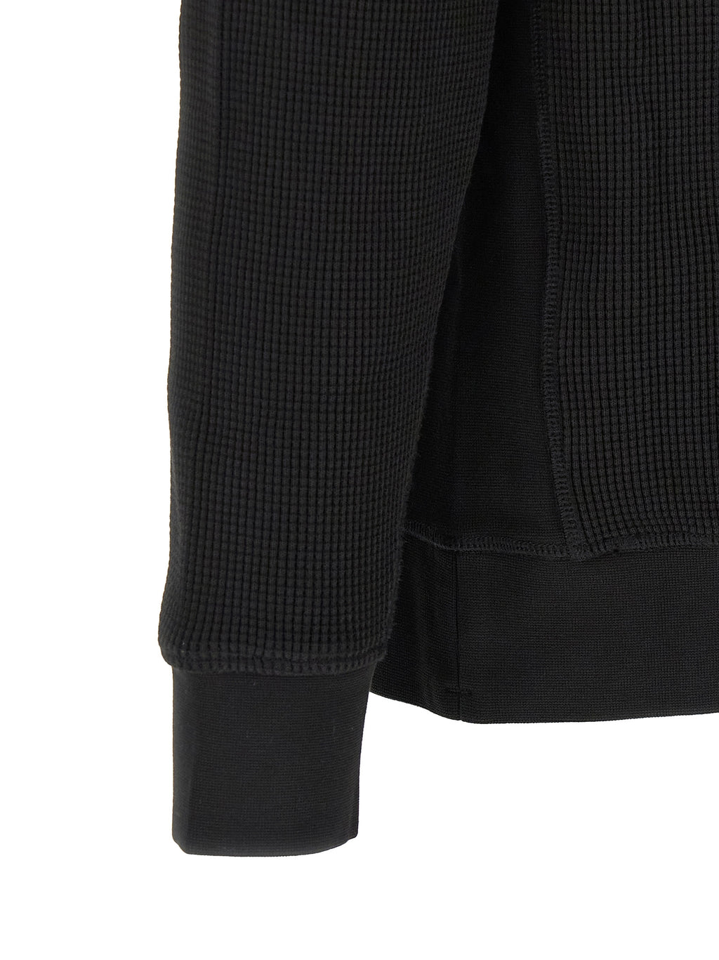Black Cotton Sweatshirt